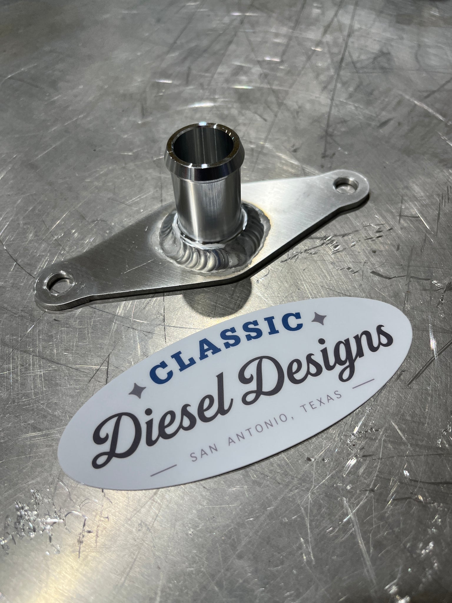Billet CDR to Tube Adapter for 6.9/7.3 IDI Turbo Kits – Classic Diesel ...